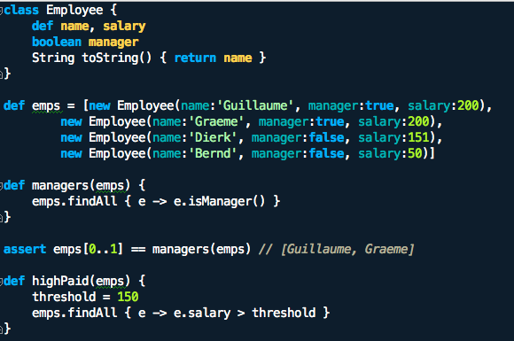 Dark Pastels IntelliJ IDEA Groovy